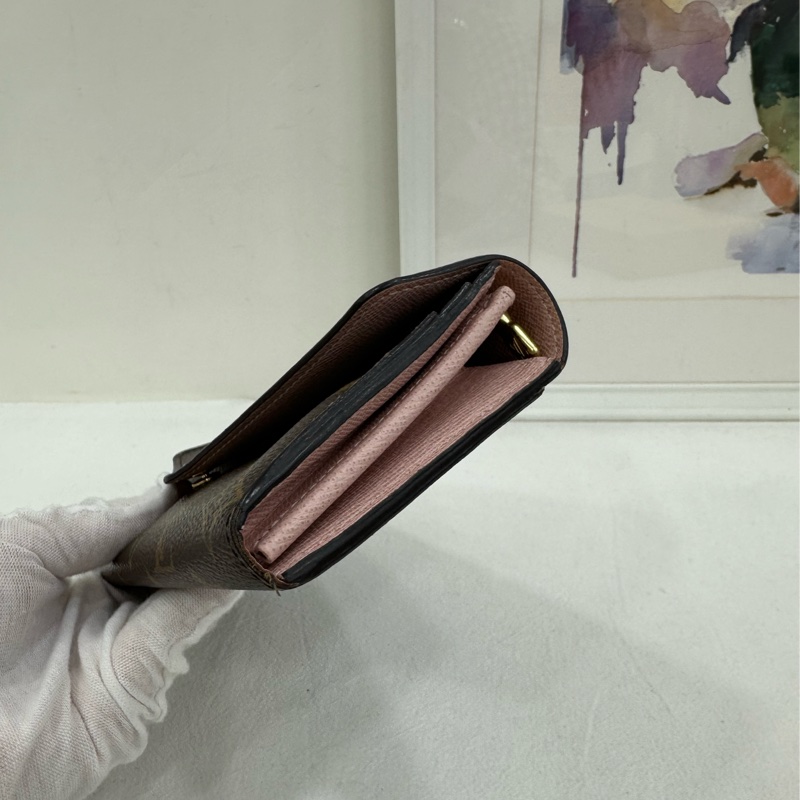 LV 老花金豆豆長款皮夾 21年購證-4