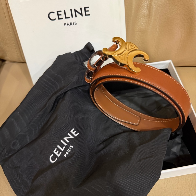 Celine 皮帶 80cm-5