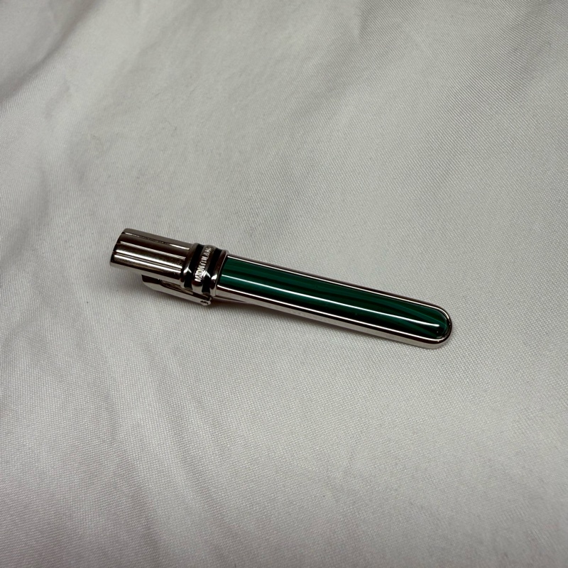 MONTBLANC 絕版 綠色 領帶夾-0