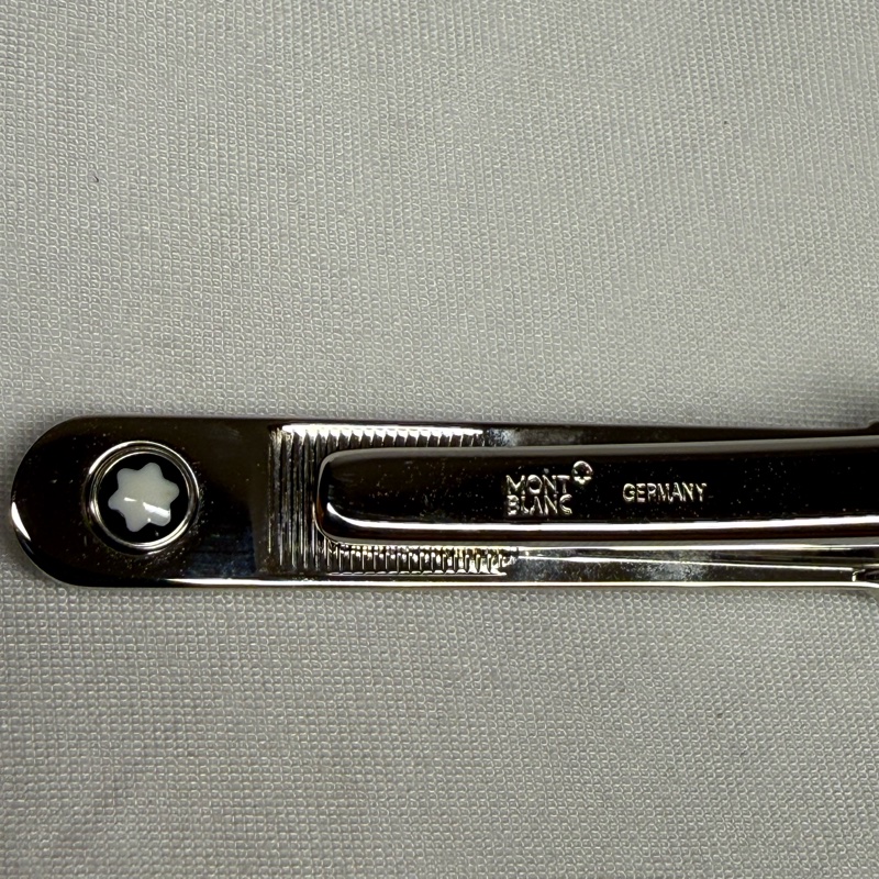 MONTBLANC 絕版 綠色 領帶夾-7