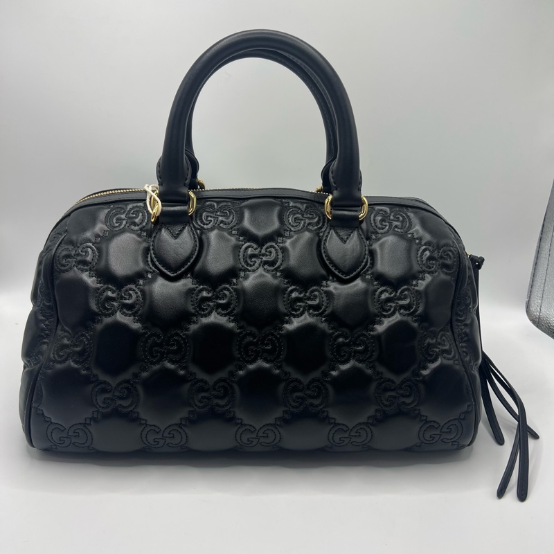 古驰GUCCI满印手提斜挎包 波士顿包挎包-1