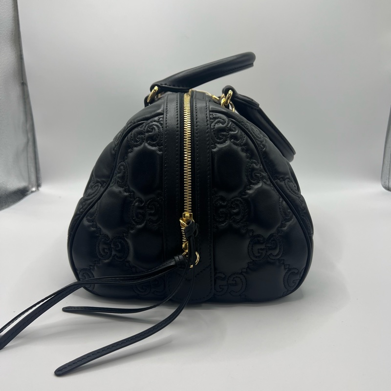 古驰GUCCI满印手提斜挎包 波士顿包挎包-3