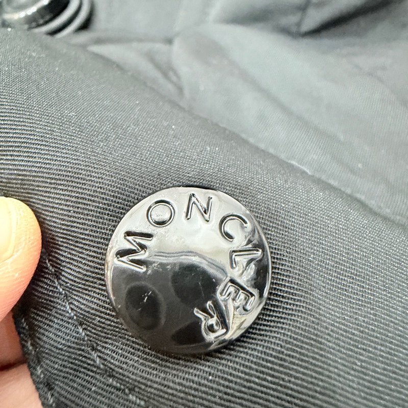 Moncler 黑色 毛領 長版 收腰 連帽 長版羽絨 羽絨外套 夾克 長版外套 外套-20