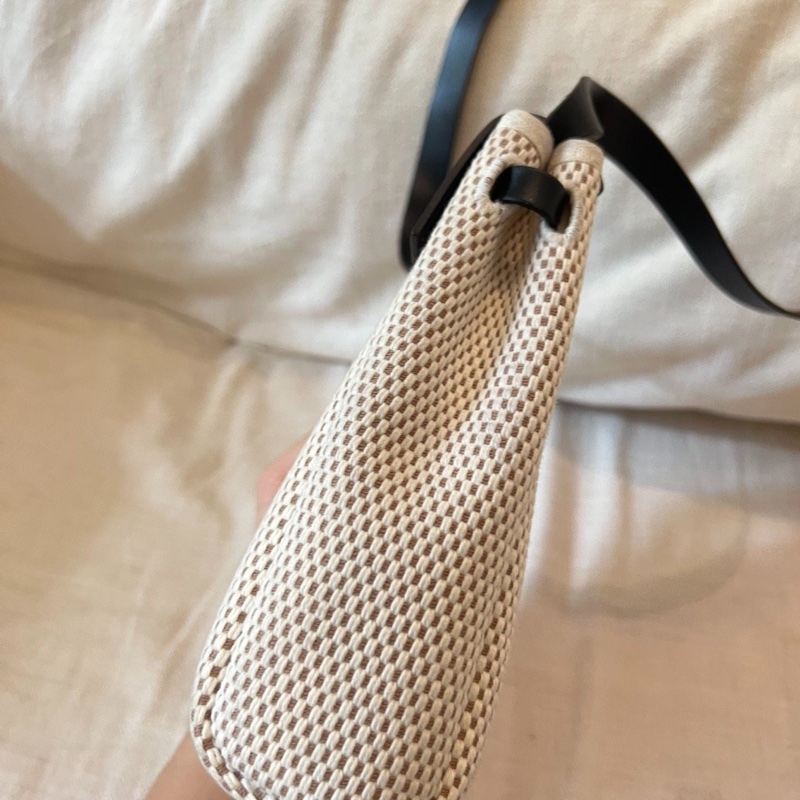 【稀有款✨全平台最便宜】Hermes愛馬仕Mini Herbag黑白熊貓編織款-3