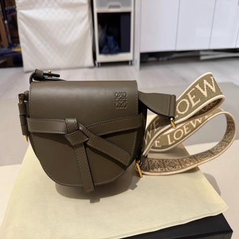 二手LOEWE GateDual Mini馬鞍包