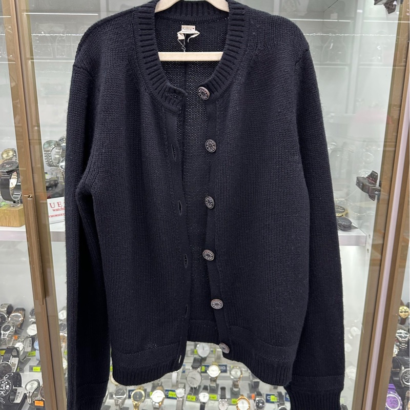 Hermes 愛馬仕 羊毛羊絨開襟衫外套 36碼-0