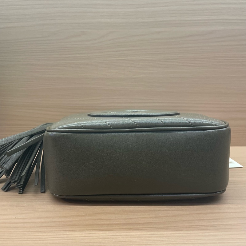 Gucci 新款 Blondie流苏相机包 粉色 全皮 双G大logo 容量大 复古时尚 男女都可以背  肩带可以调节  内购剪标 但不影响使用-2