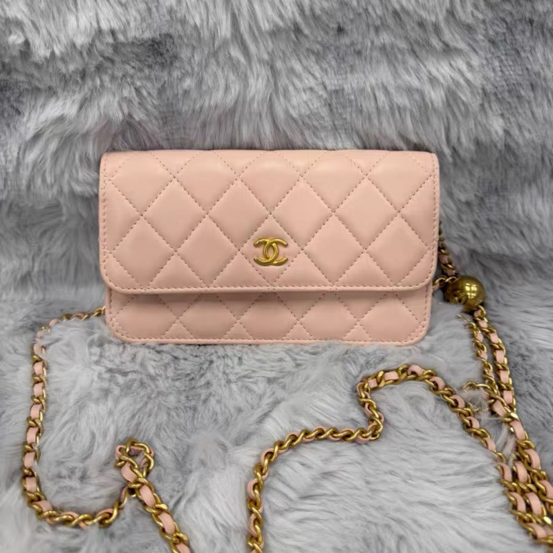 【95%新 ✨ 全網最低價！】Chanel Woc 金球 淡粉色-1
