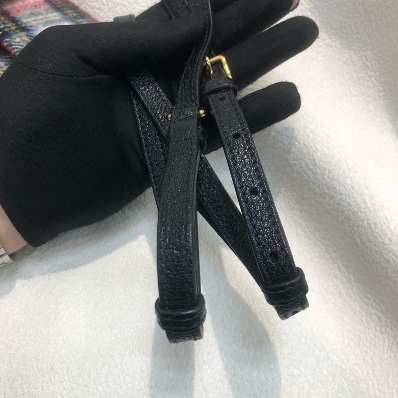 miumiu 妙妙 蘇格蘭格仔 彩色 水晶斜背包XB282-28