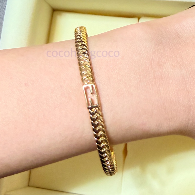 FENDI 金色金屬手鐲-1