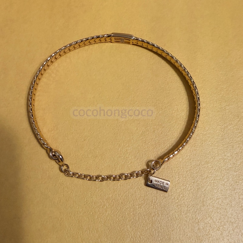 FENDI 金色金屬手鐲-6