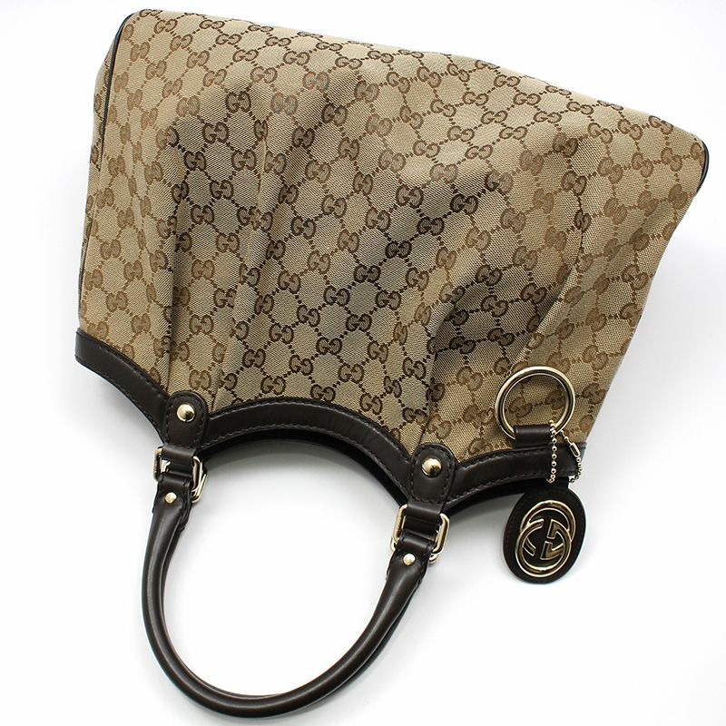 【包稅】GUCCI GG 標誌提花金飾邊手提包-2