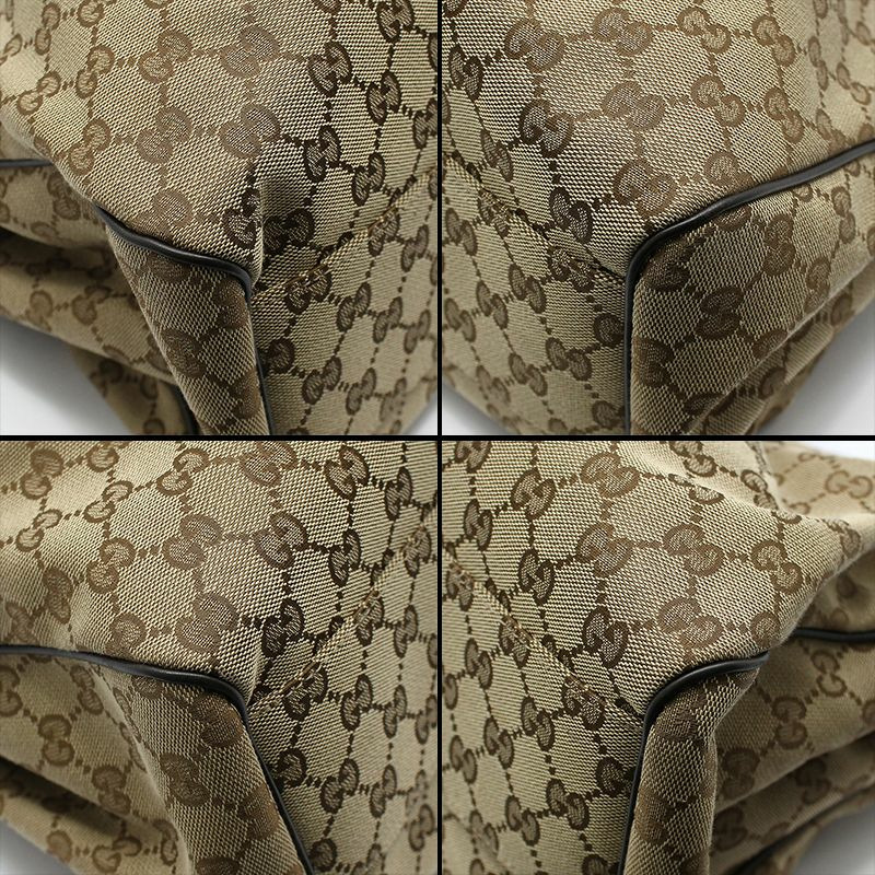 【包稅】GUCCI GG 標誌提花金飾邊手提包-8