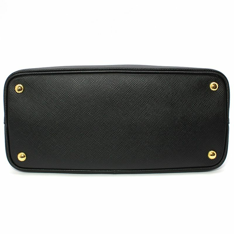 【包稅】PRADA 黑色 Saffiano 雙肩小肩包-4