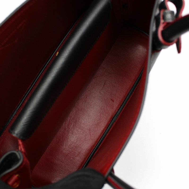 【包稅】PRADA 黑色 Saffiano 雙肩小肩包-9