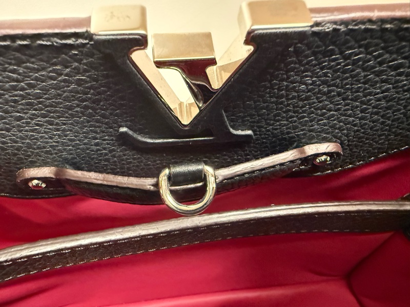 LV Capucines BB 黑色 蟒蛇皮把手-14