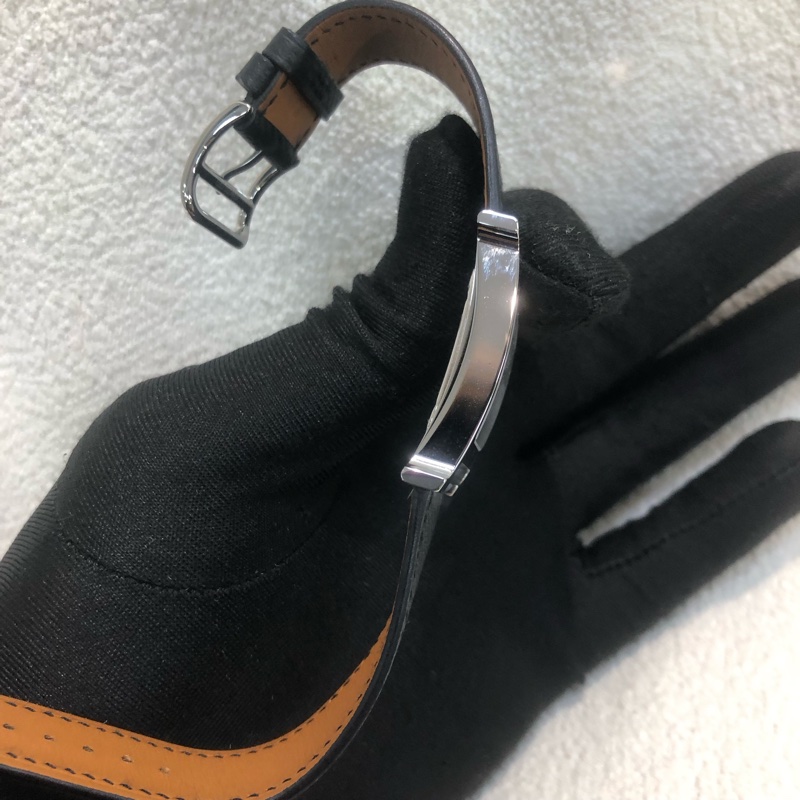 Hermes Heure H 25mm 黑銀Epsom 手錶-32