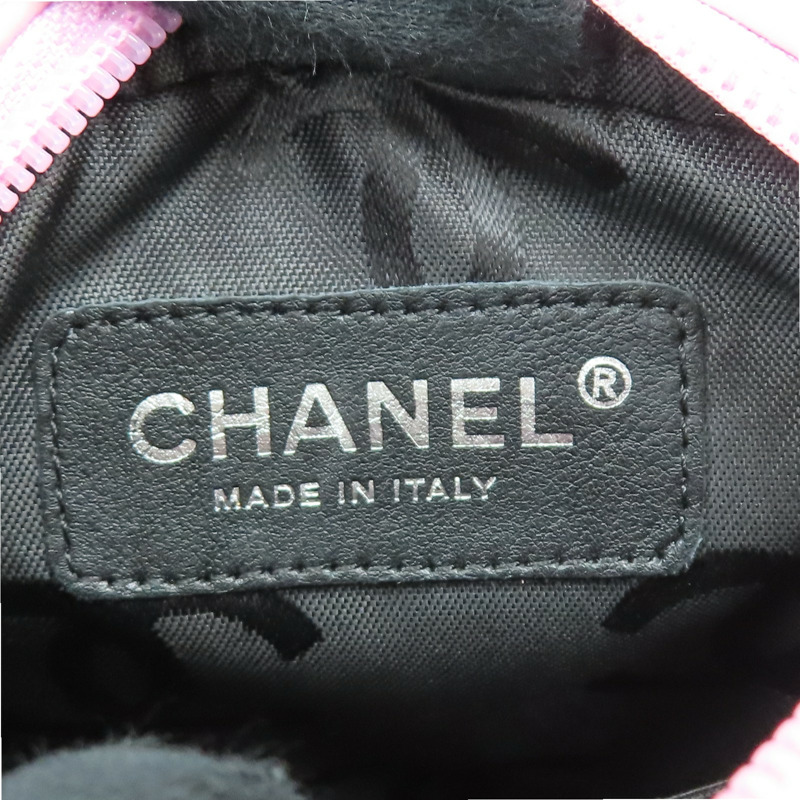 粉/黑色 牛皮 Cambon  肩背包 A25177【CHANEL 香奈兒】 A25177-7