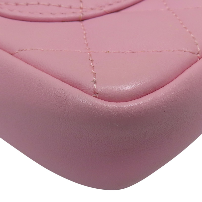 粉/黑色 牛皮 Cambon  肩背包 A25177【CHANEL 香奈兒】 A25177-15