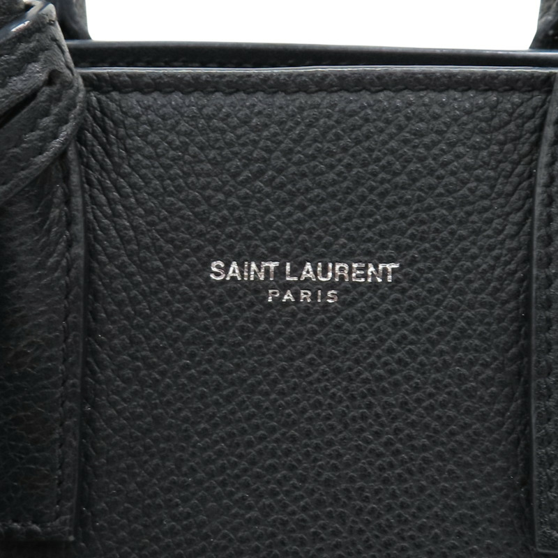 黑色 牛皮 Sac de Jour Nano 兩用包【SAINT LAURENT YSL 聖羅蘭 】 392035B681N1000-6