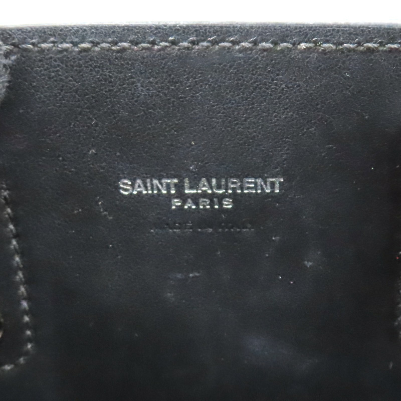 黑色 牛皮 Sac de Jour Nano 兩用包【SAINT LAURENT YSL 聖羅蘭 】 392035B681N1000-8