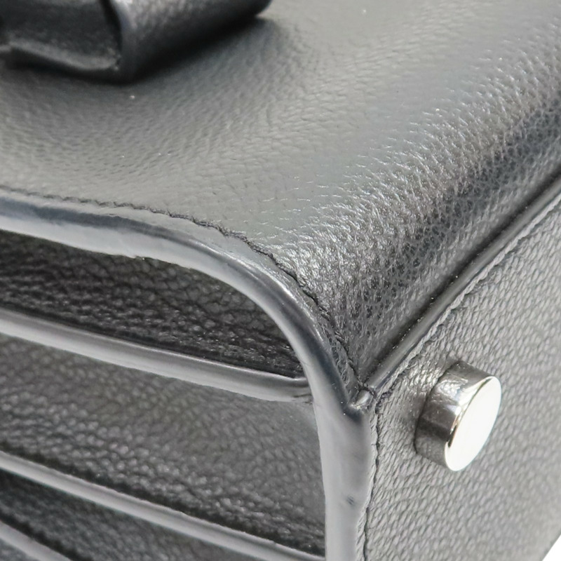 黑色 牛皮 Sac de Jour Nano 兩用包【SAINT LAURENT YSL 聖羅蘭 】 392035B681N1000-11