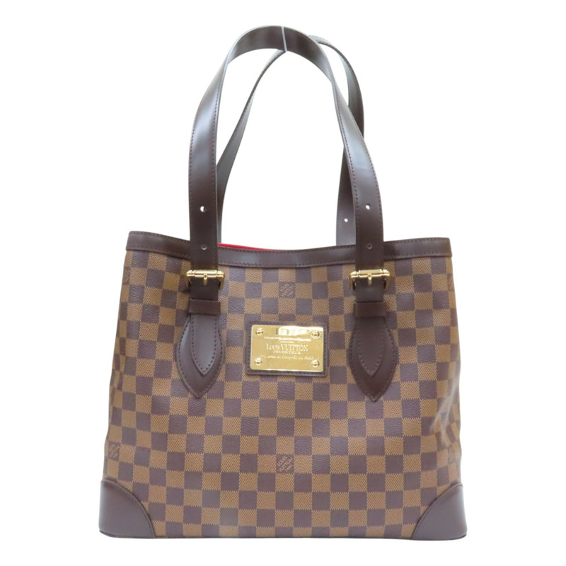 棕色 原花 帆布 Hampstead MM 肩背包【LOUIS VUITTON LV 路易威登】 N51204-0