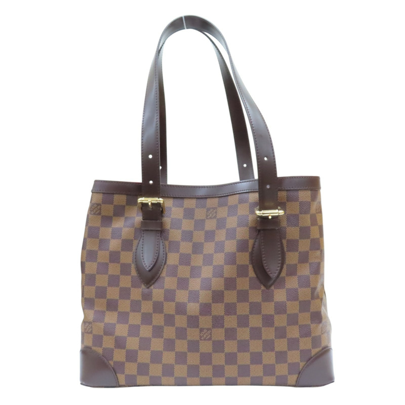 棕色 原花 帆布 Hampstead MM 肩背包【LOUIS VUITTON LV 路易威登】 N51204-1
