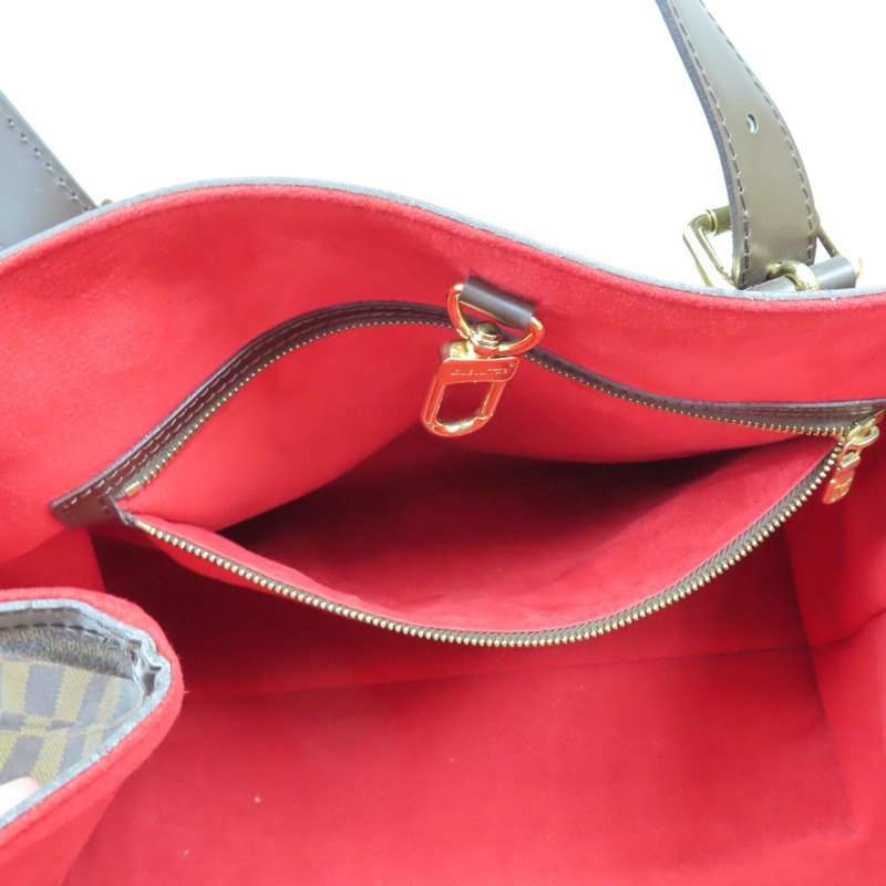 棕色 原花 帆布 Hampstead MM 肩背包【LOUIS VUITTON LV 路易威登】 N51204-4