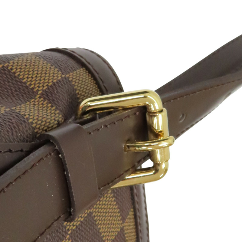棕色 原花 帆布 Hampstead MM 肩背包【LOUIS VUITTON LV 路易威登】 N51204-15