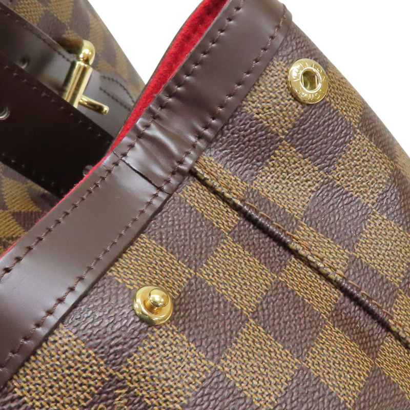 棕色 原花 帆布 Hampstead MM 肩背包【LOUIS VUITTON LV 路易威登】 N51204-16