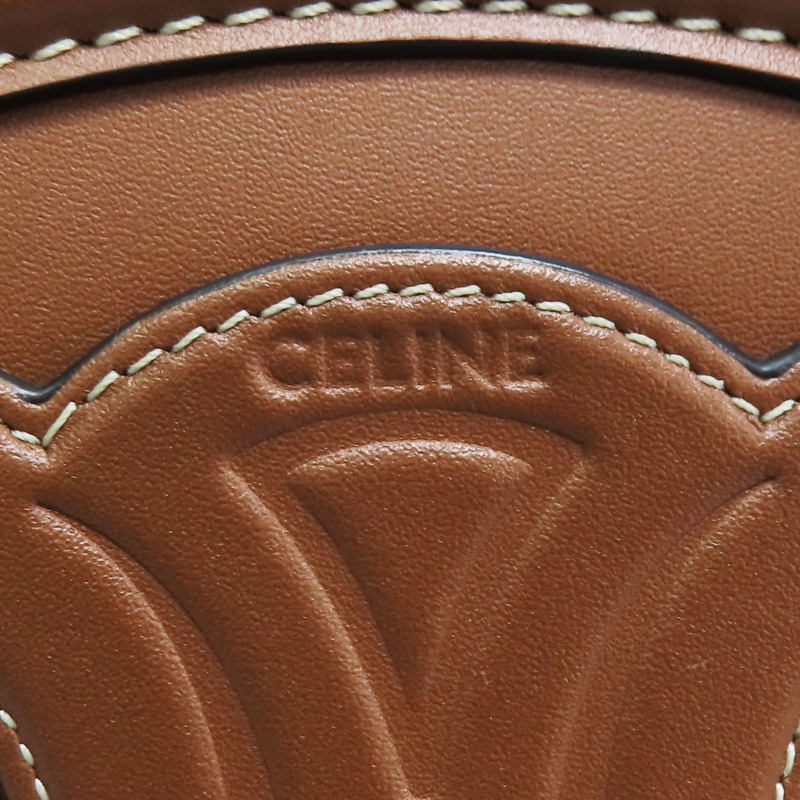 棕色 牛皮 Cuir Triomphe 肩背包【CELINE 賽琳】 10I703DPQ.04LU-5