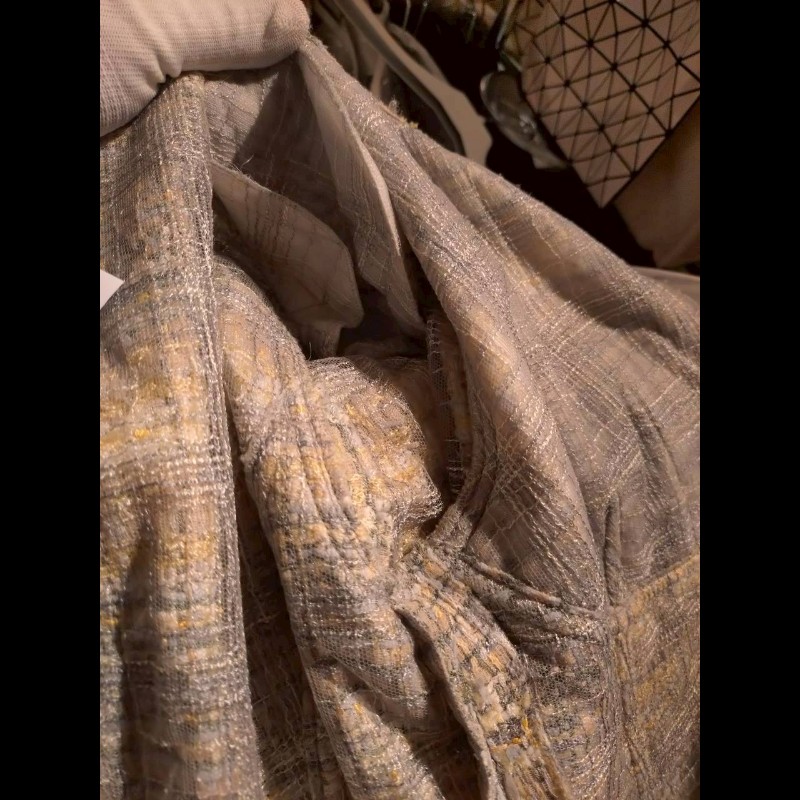 Chanel 黃藍綠毛呢格外套（附領帶）-22