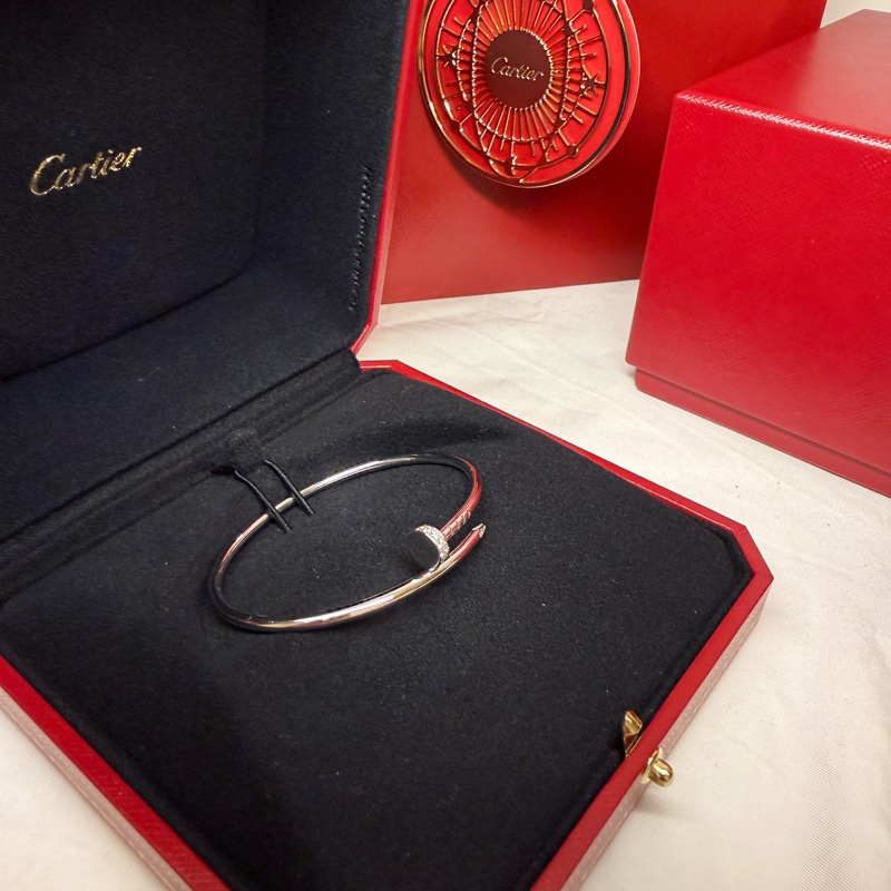 Cartier Juste un Clou手環 小型款 鑽石 16號-0