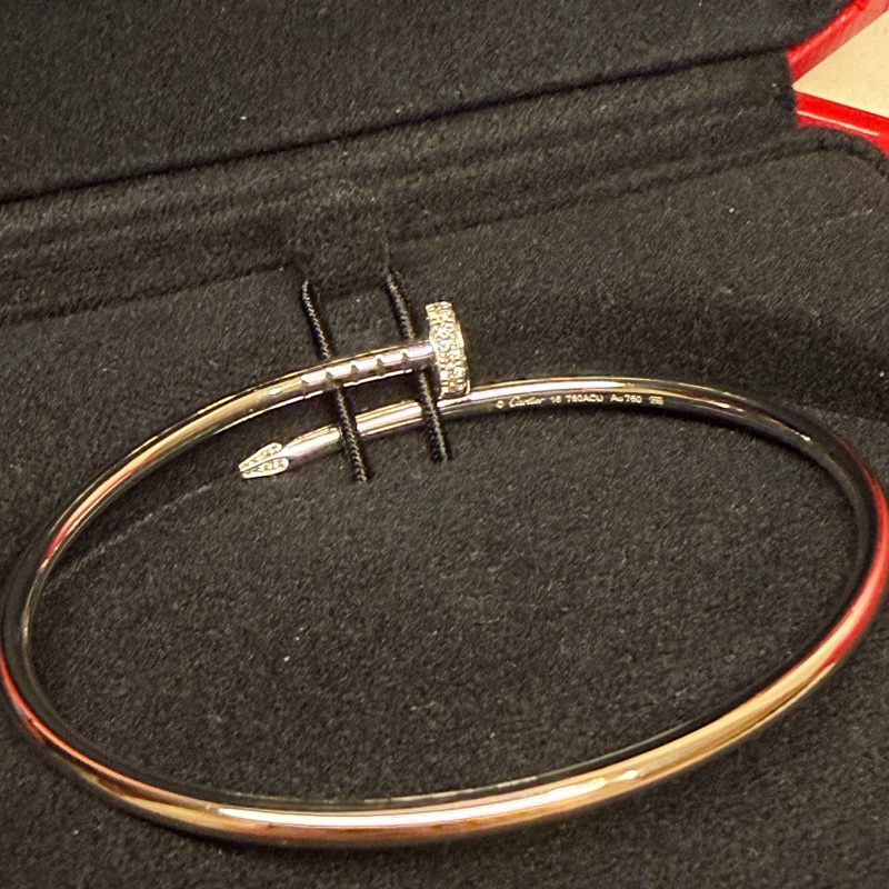 Cartier Juste un Clou手環 小型款 鑽石 16號-7