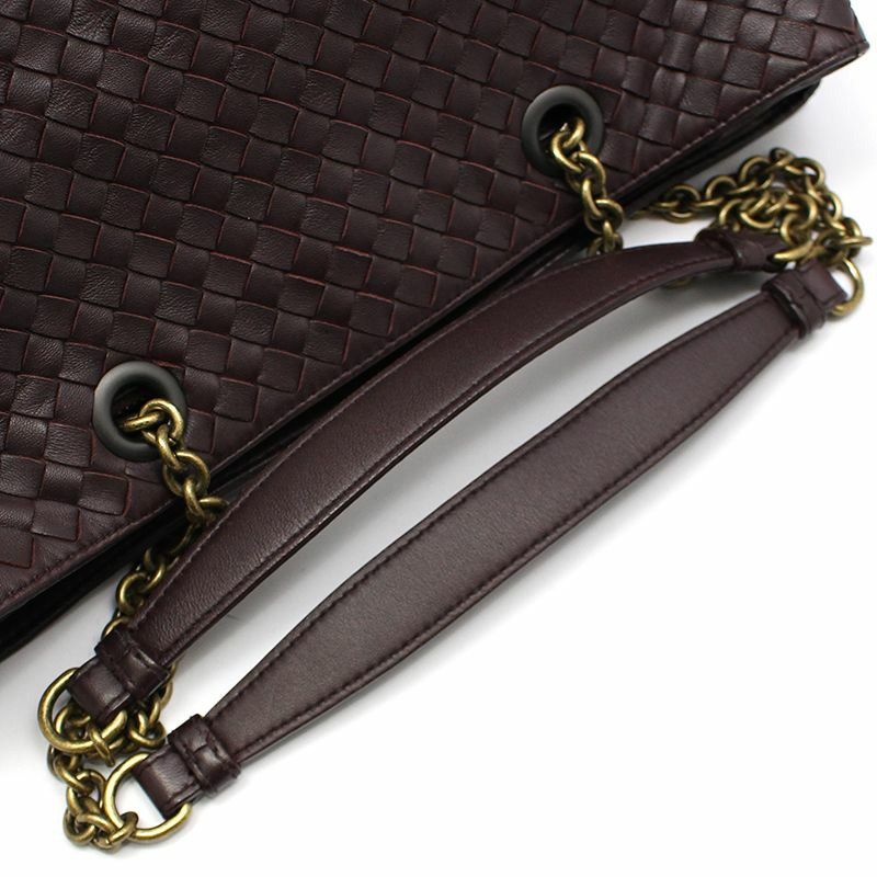 【包稅】BOTTEGA VENETA 勃根地編織中型鏈條單肩包-5