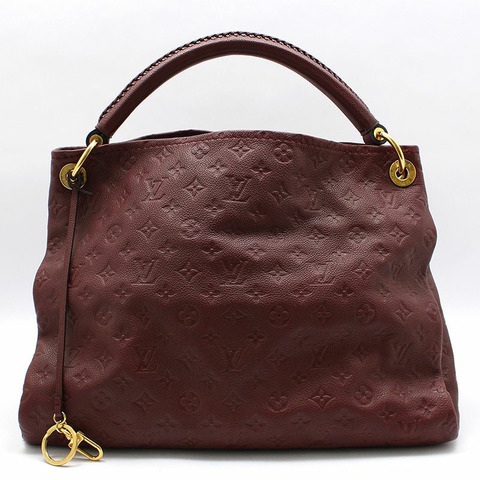 【包稅】LOUIS VUITTON 勃根地 Monogram Empreinte Artsy MM 單肩包