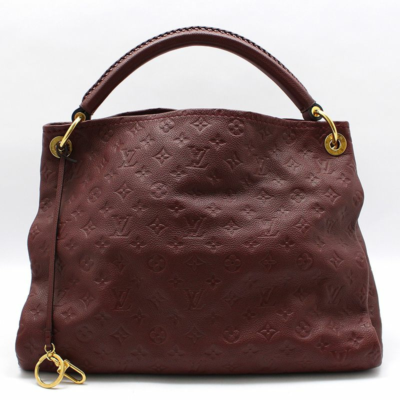 【包稅】LOUIS VUITTON 勃根地 Monogram Empreinte Artsy MM 單肩包-0