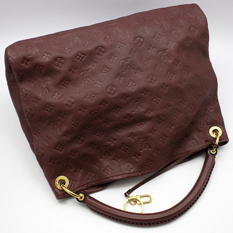 【包稅】LOUIS VUITTON 勃根地 Monogram Empreinte Artsy MM 單肩包-2