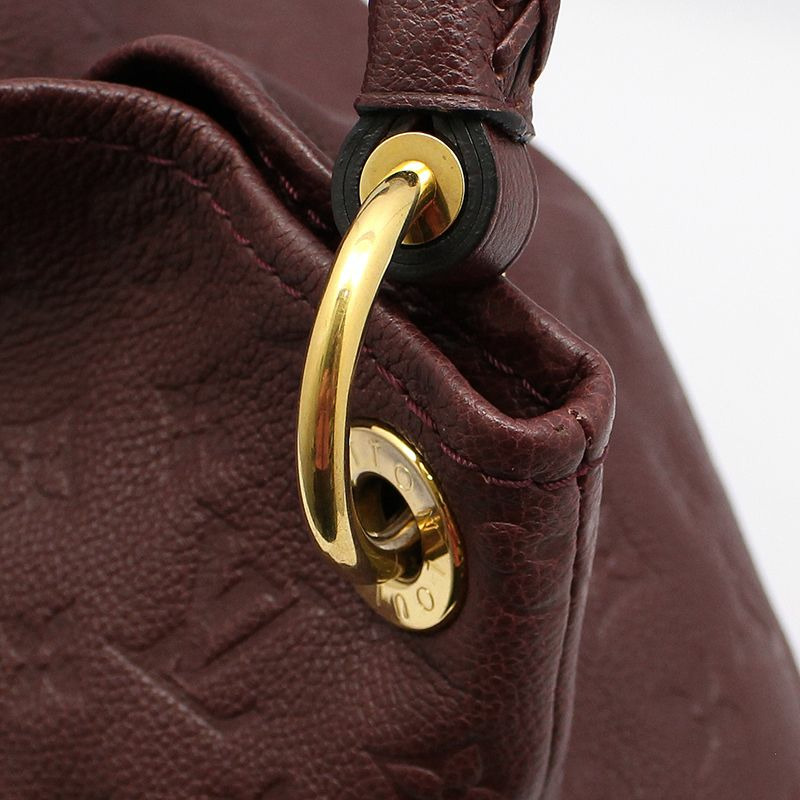 【包稅】LOUIS VUITTON 勃根地 Monogram Empreinte Artsy MM 單肩包-7