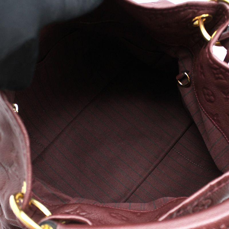 【包稅】LOUIS VUITTON 勃根地 Monogram Empreinte Artsy MM 單肩包-8