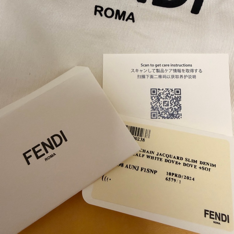 FENDI Baguette 米灰 鍊帶兩用包-18