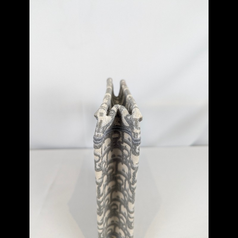 莉亞精品♡DIOR mini tote 仙女灰 九新美包-7