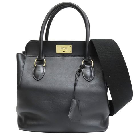 黑色 swift牛皮 Toolbox 20 兩用包 C刻 金釦【HERMES 愛馬仕】 toolbox2076sw