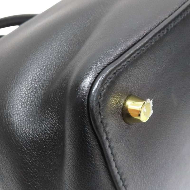 黑色 swift牛皮 Toolbox 20 兩用包 C刻 金釦【HERMES 愛馬仕】 toolbox2076sw-9