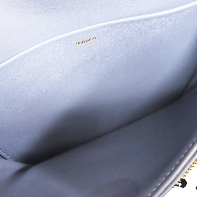 藍色 蜥蜴皮 TEEN凱旋門 肩背包【CELINE 賽琳】 188424BFJ-5