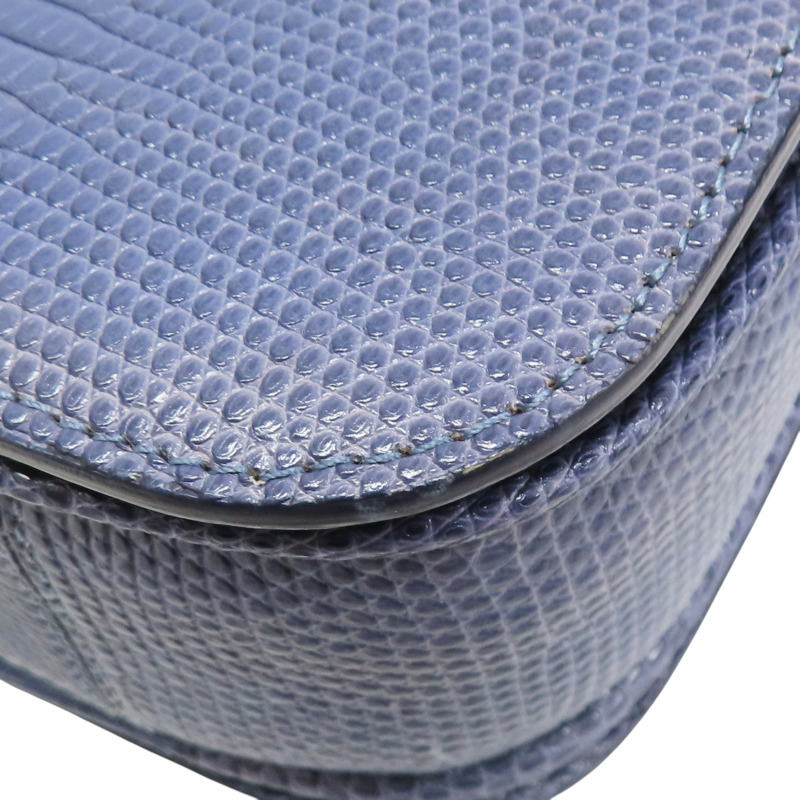 藍色 蜥蜴皮 TEEN凱旋門 肩背包【CELINE 賽琳】 188424BFJ-11