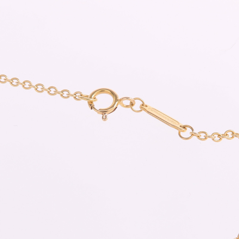 TIFFANY＆CO 18K玫瑰金Knot Necklace項鍊-4