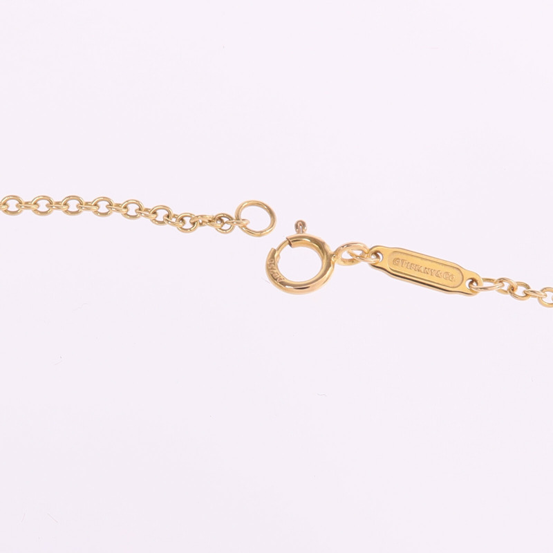 TIFFANY＆CO 18K玫瑰金Knot Necklace項鍊-5