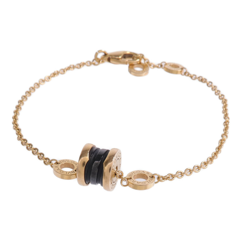 BVLGARI 18K玫瑰金/陶瓷B.zero 1 Bracelet手鏈-0